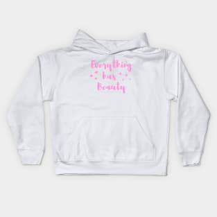 Everything has Beauty Kids Hoodie